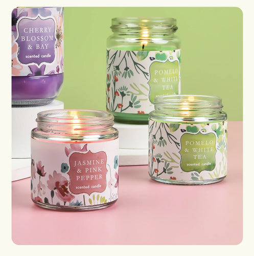 Four Color Water Lily Series Scented Candles