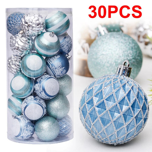 30Pcs Christmas Ball Xmas Tree Pendent Ornaments