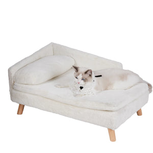 Waterproof Pet Sofa Dog Cat Bed, Plush Cover